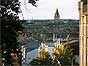Bilder aus Chemnitz - Blick von der Clausstrae hinber zum Sonnenberg. In der Bildmitte der Turm der katholischen St. Joseph-Kirche. [Fotograf: Reinhard Hll]